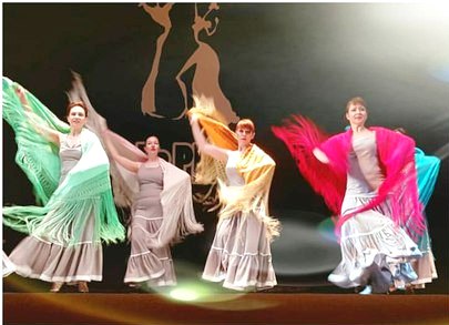 Алегриас с шалями Costa Del Flamenco в Ступино 2016